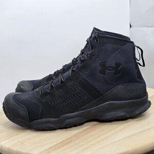 Under Armour UA SpeedFit Hike Mid Boots Triple Black #1257447-001 Size 8